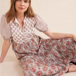 Boden Pintuck Detail Maxi Dress